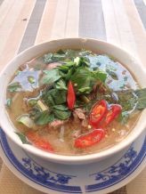 Pho Bo (noodles and beef)